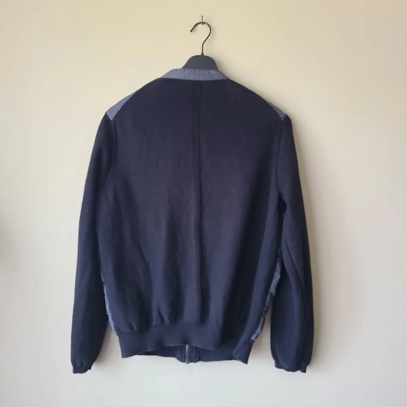 Calvin Klein Jeans Men's sweater sz.XL zip up gray/black (B) - Picture 6 of 12